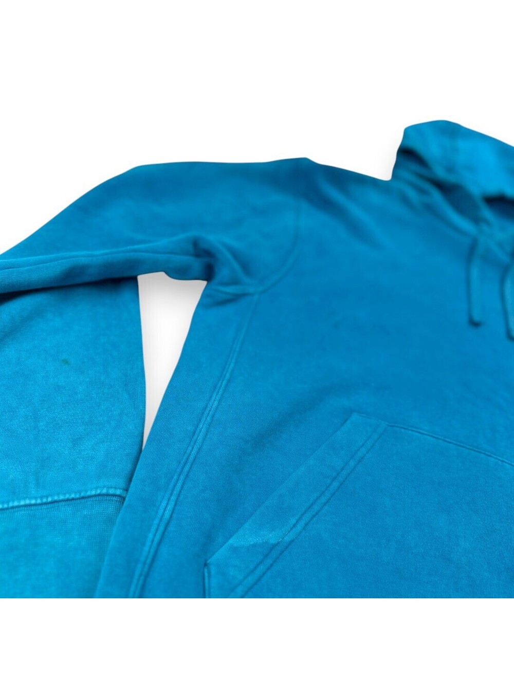 🥏 Hoodie Mens Small Blue Washed Pullover Sweatshirt Casual Streetwear Nike - Picture 11 of 14